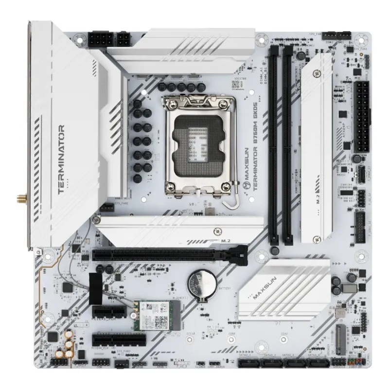 Maxsun Terminator B760M GKD5 ICE DDR5 2.5G ATX Gaming Motherboard