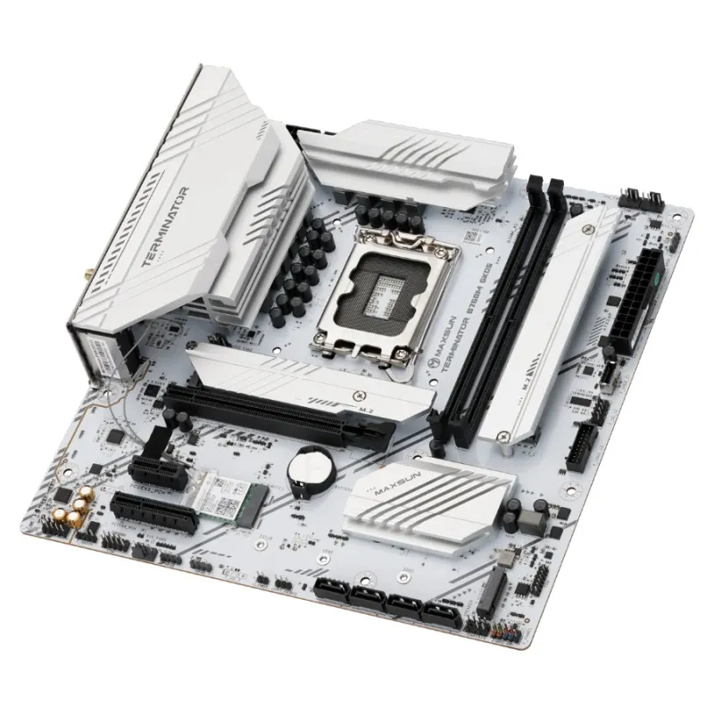 Maxsun Terminator B760M GKD5 ICE DDR5 2.5G ATX Gaming Motherboard