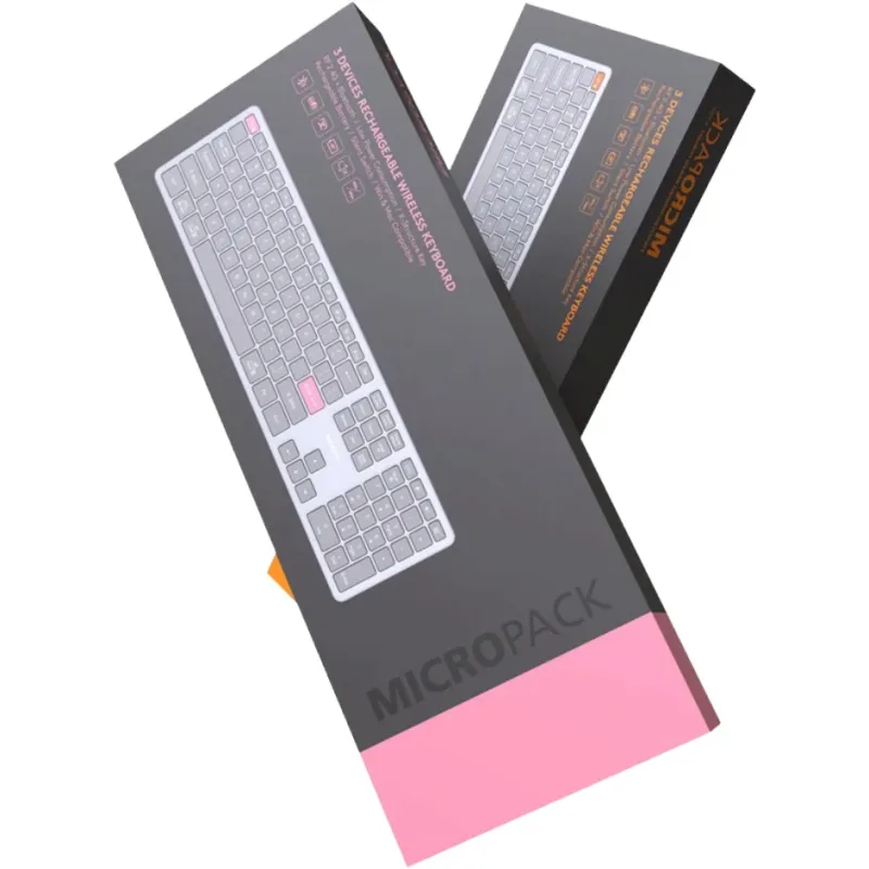 Micropack K-310W (Dual Mode) Grey Slim Keyboard