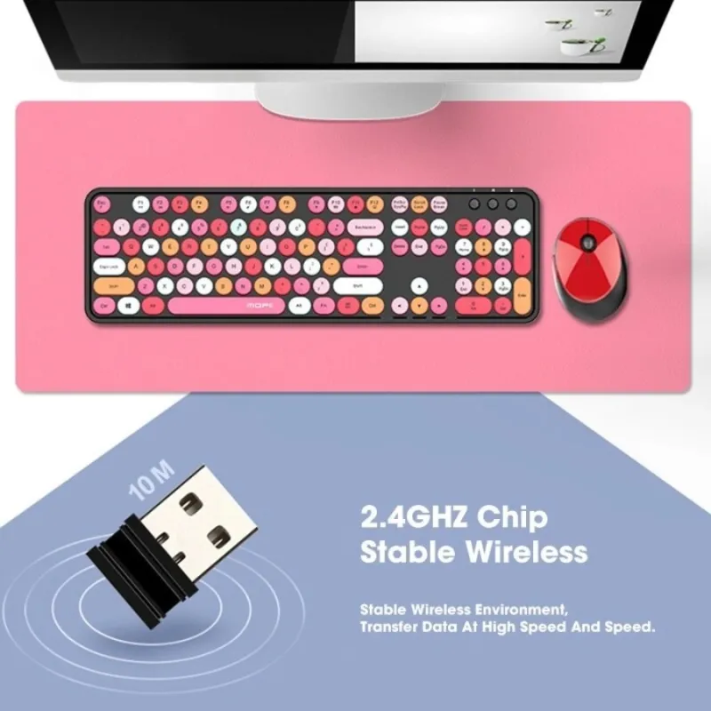 Mofii Sweet Mixed Wireless Keyboard Mouse Combo
