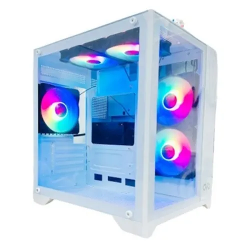 OVO Seaview FH-919 Mini RGB Gaming Case (White)