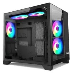 OVO Seaview FH-919 Mini RGB Gaming Case Black