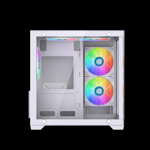 Maxcool Inferno MC5 Micro ATX Gaming Computer Case (White)