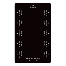 Ocypus DELTA EH10 PRO ARGB Controller up to 10 fan PWM
