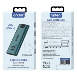 ONTEN OTN-UCA322 SSD Enclosure (Support NVMe)