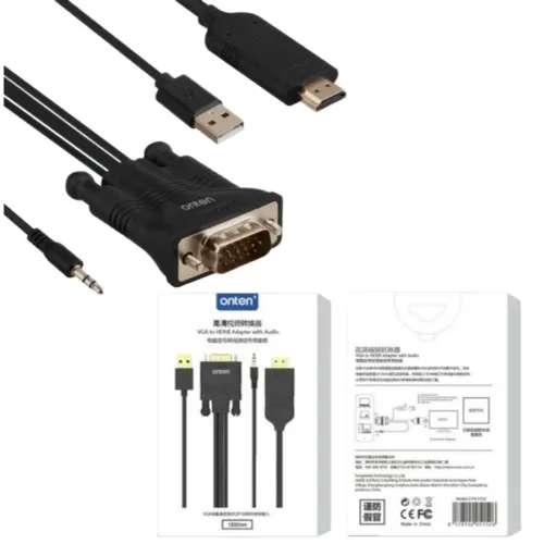 Onten OTN-5152 Vga To Hdmi Cable