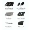 PELADN RX 5500 XT 8G GDDR6 Dual Fan Black Gaming Graphics Card