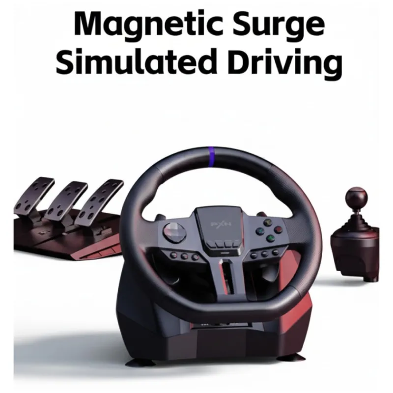 PXN V9 Gen2 Gaming Racing Wheel With Magnetic Pedals and Shifter