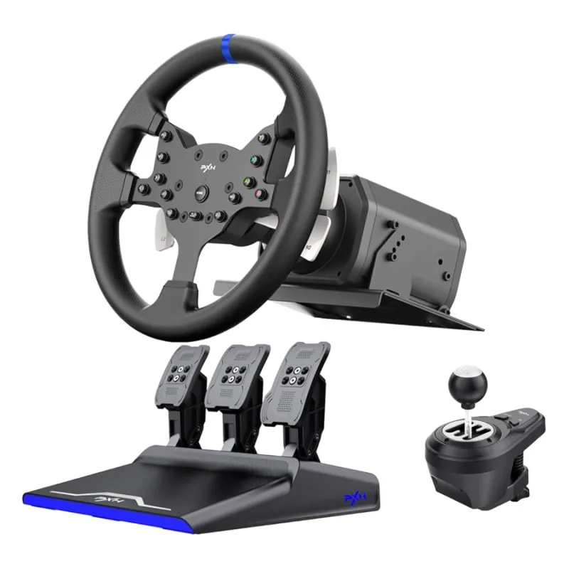 PXN V99 Racing Wheel Steering With Hall Magnetic Induction Pedal