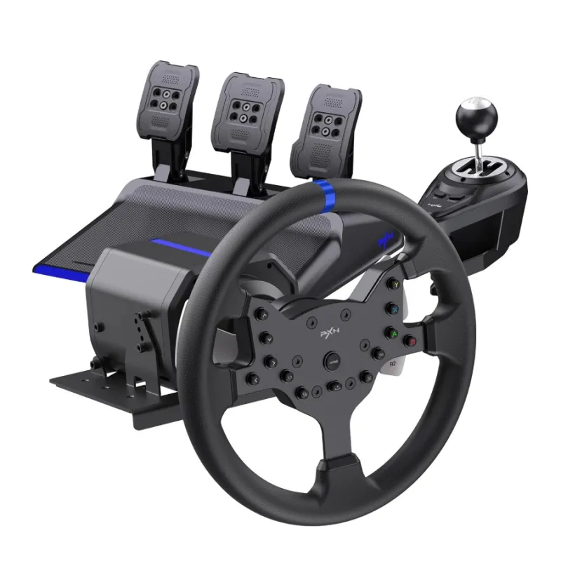 PXN V99 Racing Wheel Steering With Hall Magnetic Induction Pedal
