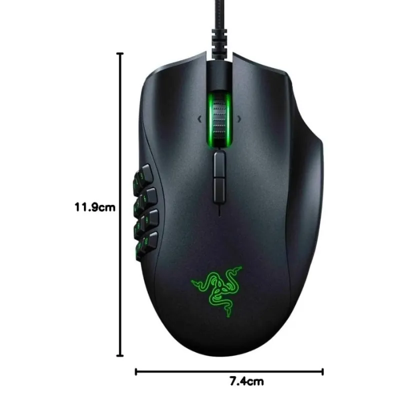 Razer Naga Trinity - Multi-color Wired MMO Gaming Mouse (Global)