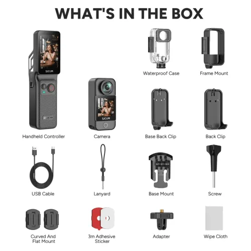 SJCAM C400 4K 16MP Handheld Action Camera