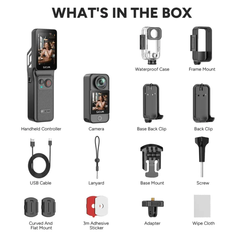 SJCAM C400 4K 16MP Handheld Action Camera