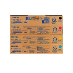 Toshiba T-FC415C-YMCK e-studio Color Original Toner Full Set (4 pcs)