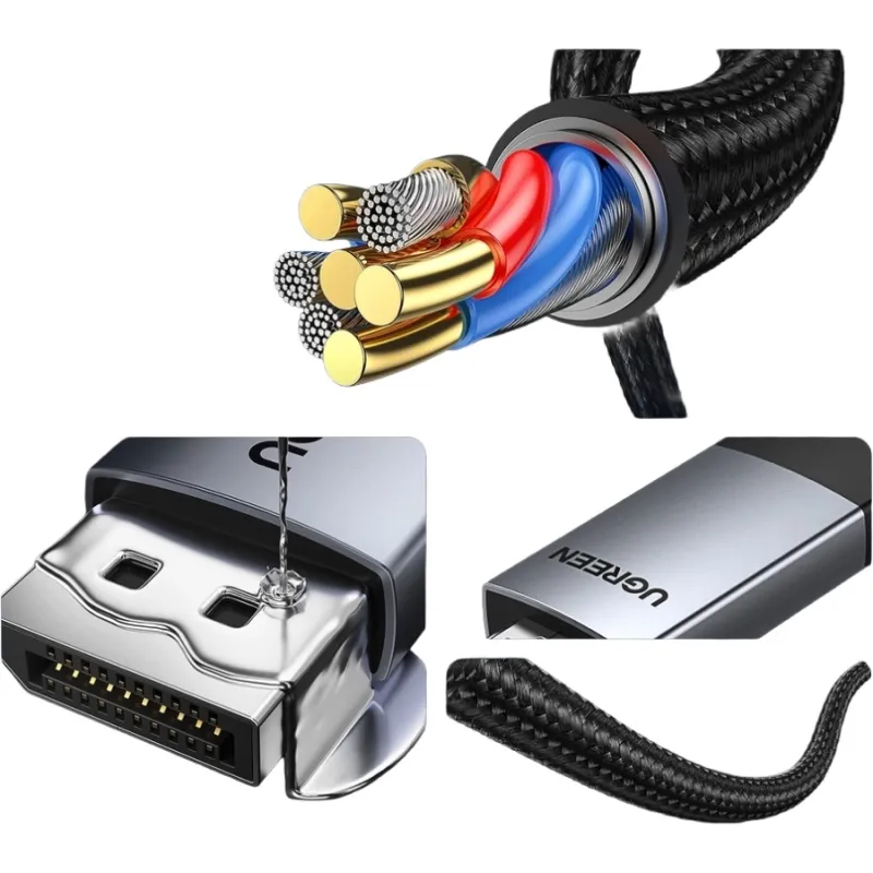 Ugreen DP119 3 Meter 4K DisplayPort To HDMI Cable