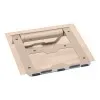 Vyvylabs Wisdom Series VHW06-GY Laptop Stand 6-in-1 Multifunctional HUB Docking Station