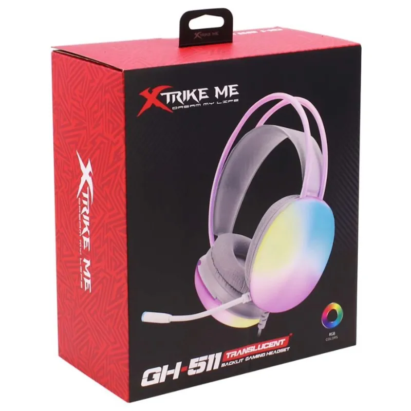 Xtrike Me GH-511 RGB Translucent Gaming Headphone