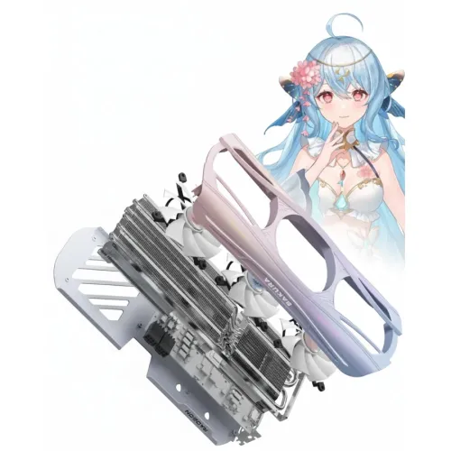 Yeston Sakura Atlantis Radeon RX 9070 16G GDDR6 Graphics Card