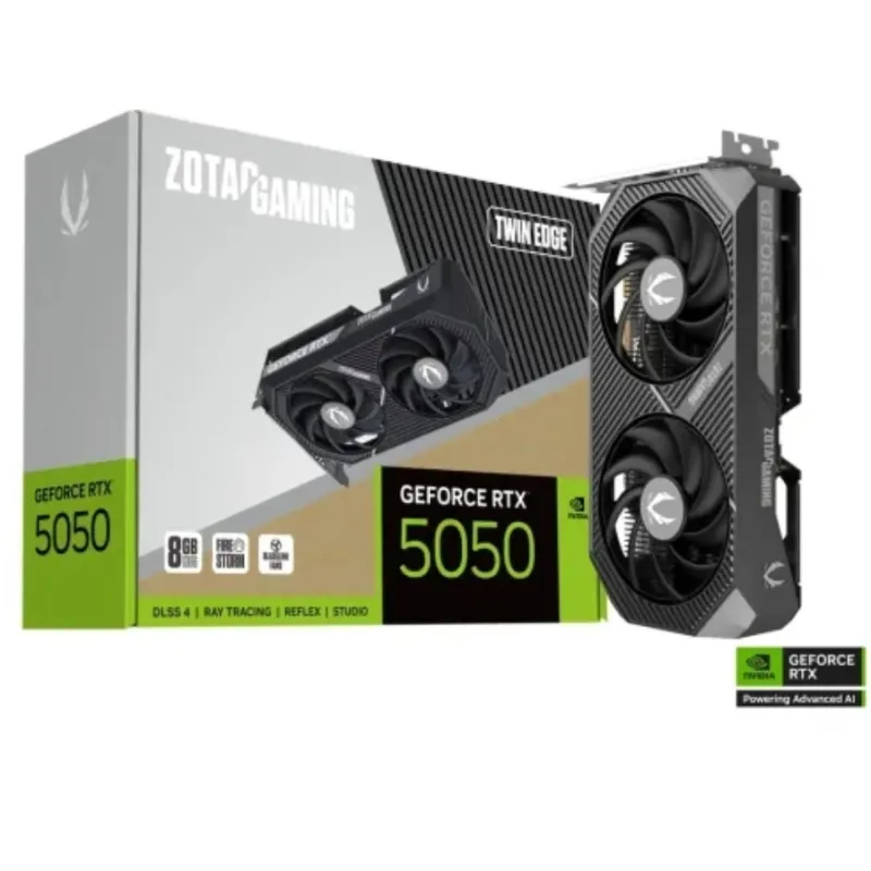 ZOTAC GAMING GeForce RTX 5050 Twin Edge 8GB GDDR6 Graphics Card