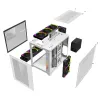 1STPLAYER SP7 White Mid Tower RGB Gaming Case