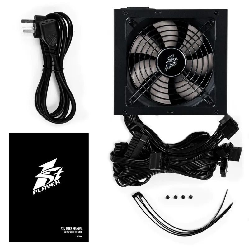 1STPLAYER DK 5.0 PS-500AX 500W 80 PLUS BRONZE Non-Modular ATX Power Supply