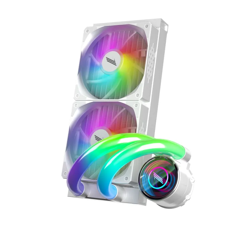 1STPLAYER MT240 INFINITE SPACE ARGB Liquid CPU Cooler White