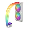 1STPLAYER MT240 INFINITE SPACE ARGB Liquid CPU Cooler White