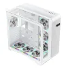 1STPLAYER RT7 White Mid Tower ATX Gaming Casing Without Case Fan