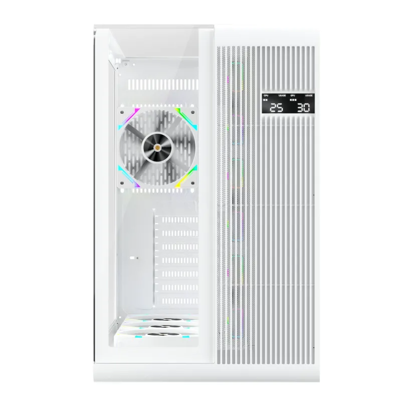 1STPLAYER RT7 White Mid Tower ATX Gaming Casing Without Case Fan