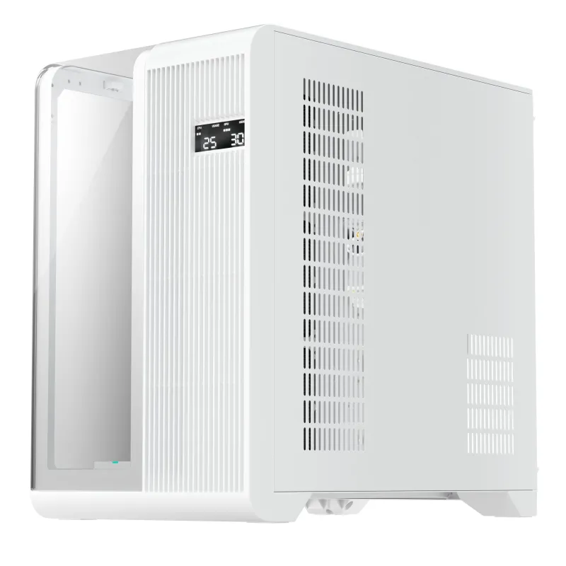 1STPLAYER RT7 White Mid Tower ATX Gaming Casing Without Case Fan