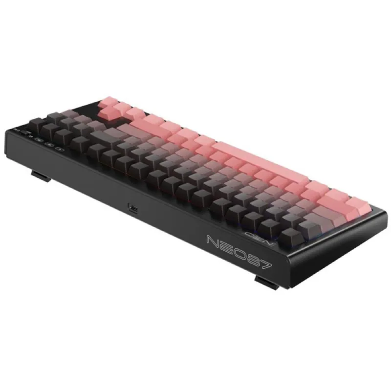 1STPlayer NEO87 Rose Nebula Tri-Mode RGB Mechanical Keyboard