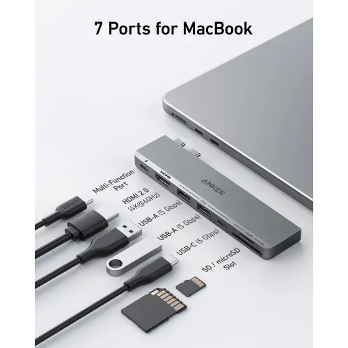 Anker 547 7-in-2 USB-C Hub for MacBook