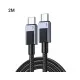 UGREEN L524 (55775) 3A USB-C to USB-C PD Fast Charging Braided Cable - 2M UGREEN L524 (55775) 3A USB-C to USB-C PD Fast Charging Braided Cable - 2M