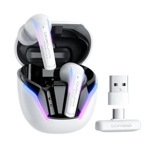 ONIKUMA T27 2.4G Wireless Gaming Earbuds with ENC Mic Black ONIKUMA T27 2.4G Wireless Gaming Earbuds with ENC Mic Black