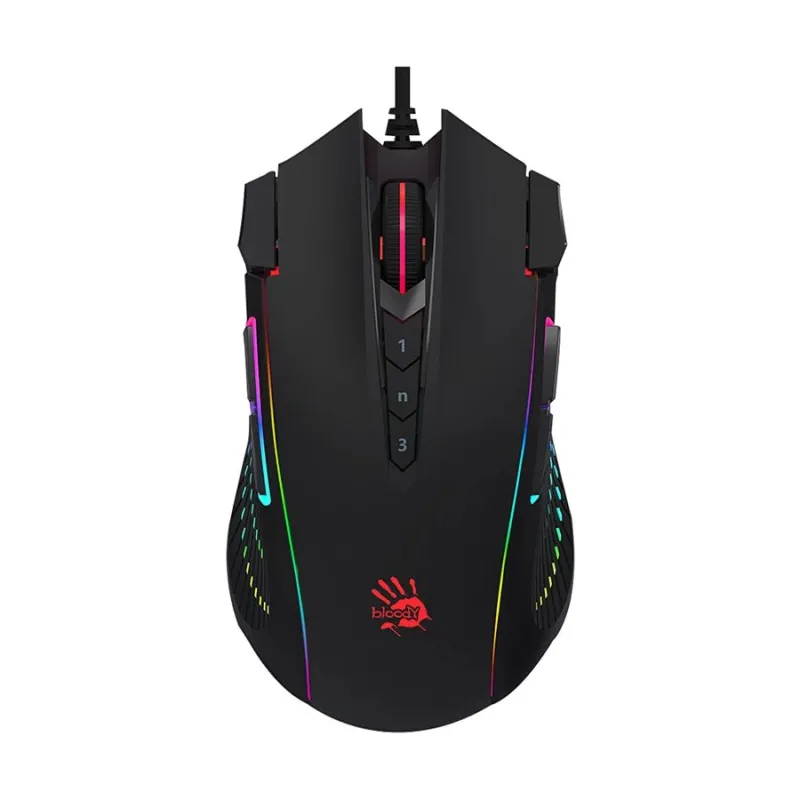 A4TECH Bloody J90S 2-Fire RGB Animation Gaming Mouse