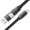 ACEFAST C1304 USB-A And Type-C to Type-C 60W Charging Data Cable