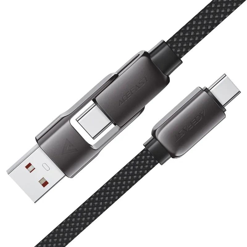 ACEFAST C1304 USB-A And Type-C to Type-C 60W Charging Data Cable