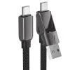 ACEFAST C1304 USB-A And Type-C to Type-C 60W Charging Data Cable