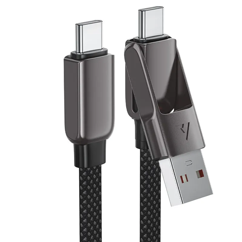 ACEFAST C1304 USB-A And Type-C to Type-C 60W Charging Data Cable