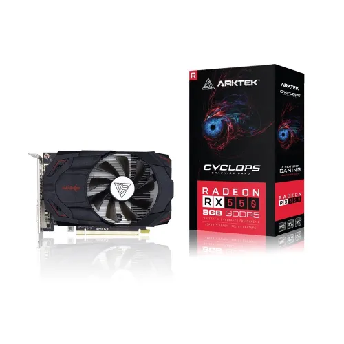 ARKTEK AMD Radeon RX 550 8GB GDDR5 Graphics Card