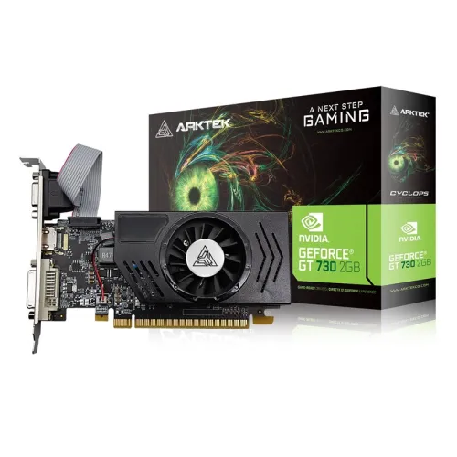 ARKTEK GeForce GT730 2GB DDR3 Low Profile Graphics Card