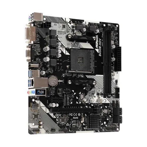 ASRock B450M-HDV R4.0 AMD Motherboard