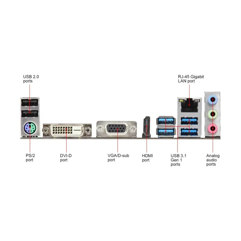 ASRock B450M-HDV R4.0 AMD Motherboard