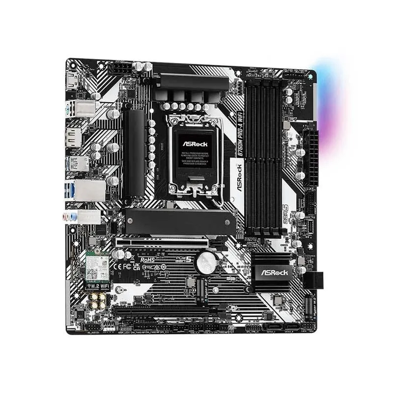 ASRock B760M Pro-A WiFi DDR5 Micro ATX Motherboard