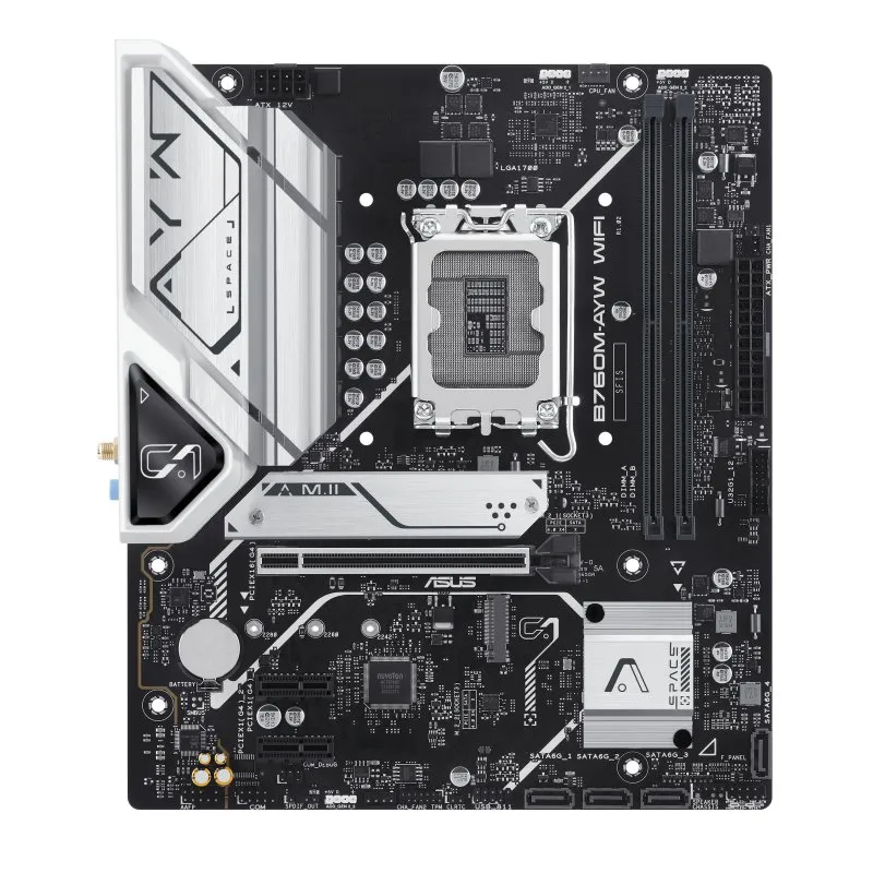ASUS B760M-AYW WIFI mATX Motherboard
