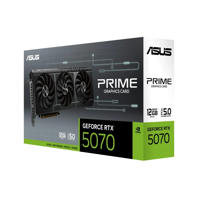 ASUS PRIME GeForce RTX 5070 12GB GDDR7 Graphics Card