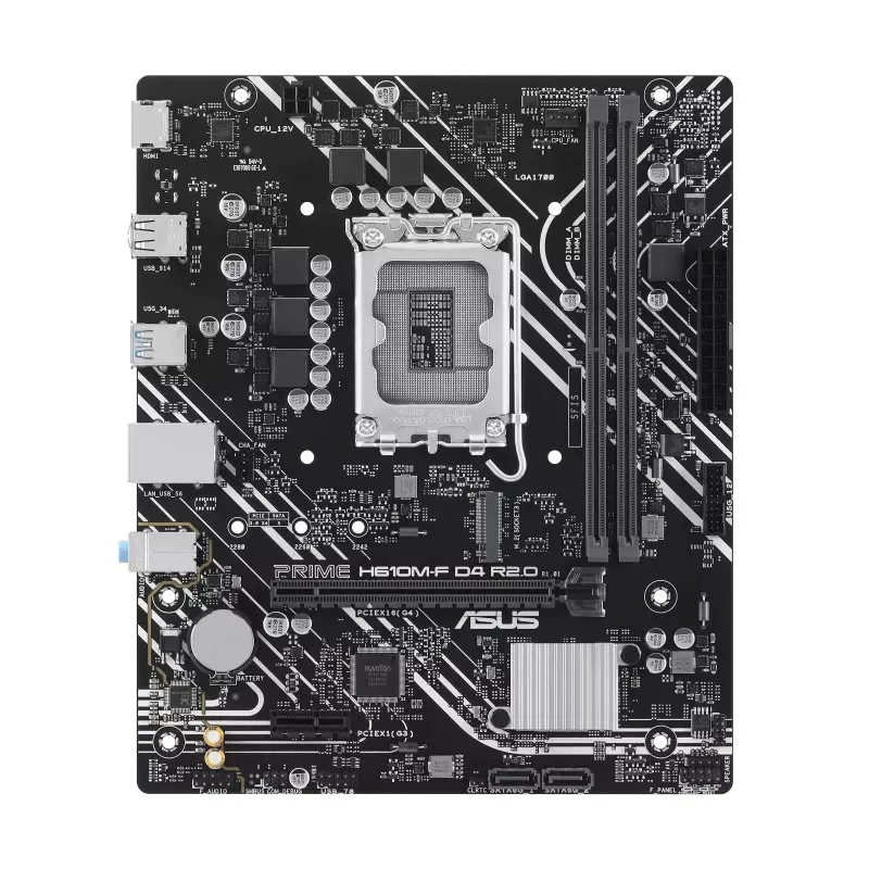 ASUS PRIME H610M-F D4 R2.0 DDR4 LGA1700 mATX Motherboard