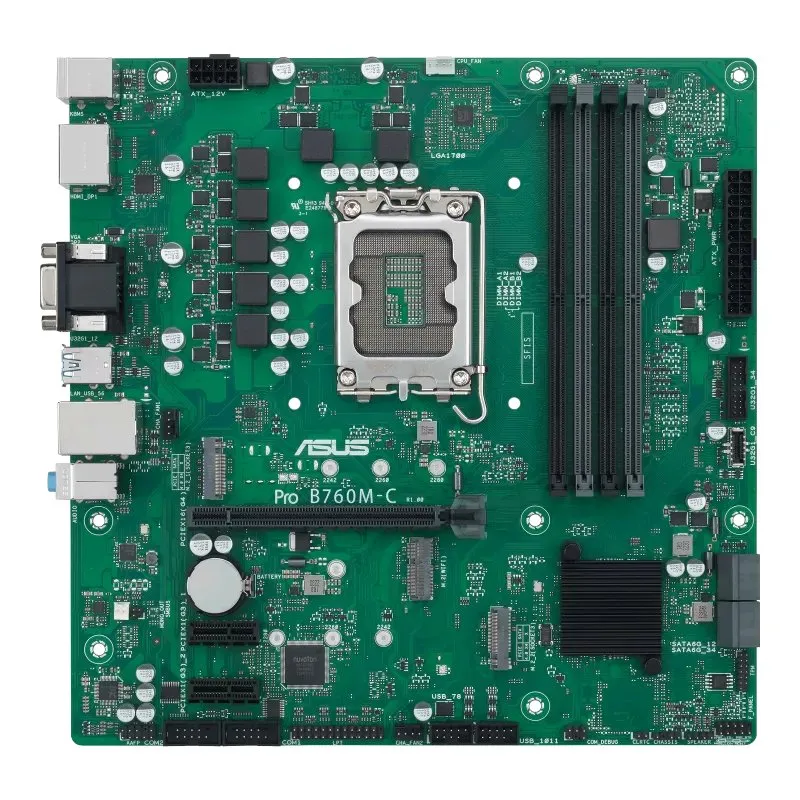 ASUS PRO B760M-C-CSM Micro-ATX Motherboard