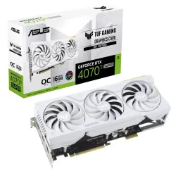 ASUS TUF Gaming GeForce RTX 4070 Ti SUPER BTF White OC Edition 16GB GDDR6X Graphics Card