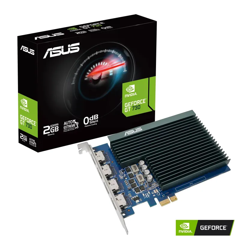 Asus Geforce GT 730 2GB GDDR5 Graphics Card with 4 HDMI Ports